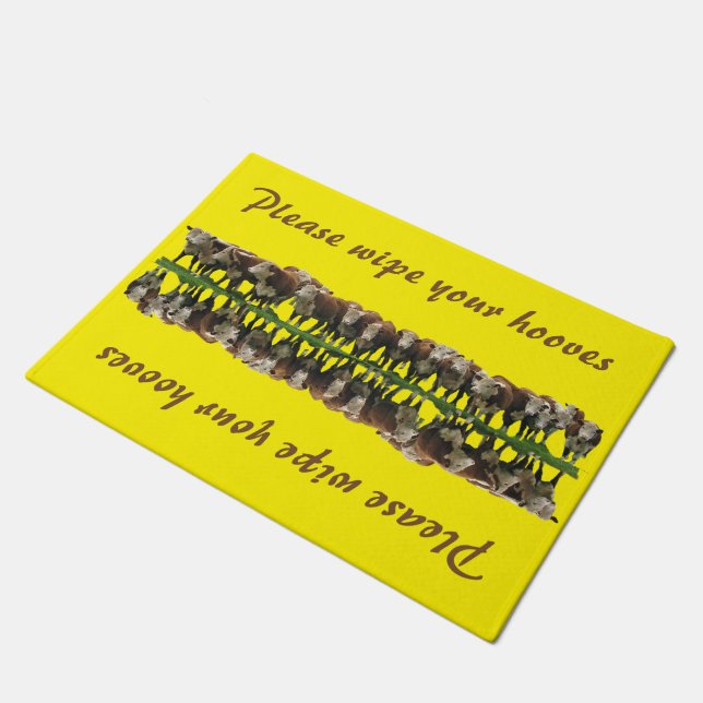 Tapete Limpe seus cascos - gado (Inclinado)