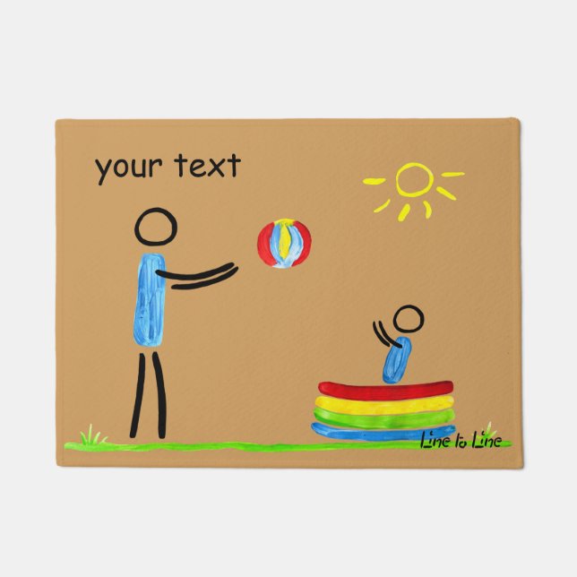 Tapete limpe seus pés (Frente)