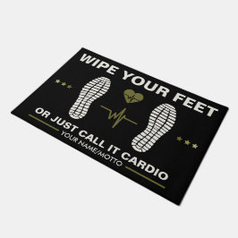 Tapete Limpe seus pés para os amantes de ginástica, Malha