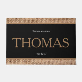 Tapete Linda design da família moderna, fronteira negra