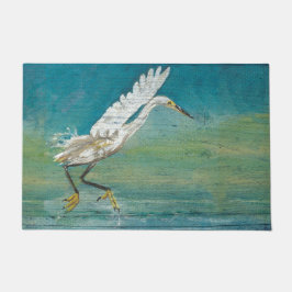 Tapete Linda pintura Egret Shorebird
