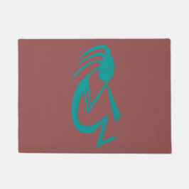 Tapete Linda pintura Teal Kokopelli