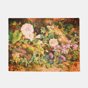 Tapete Lindas petúnias vintage pintura floral de flores