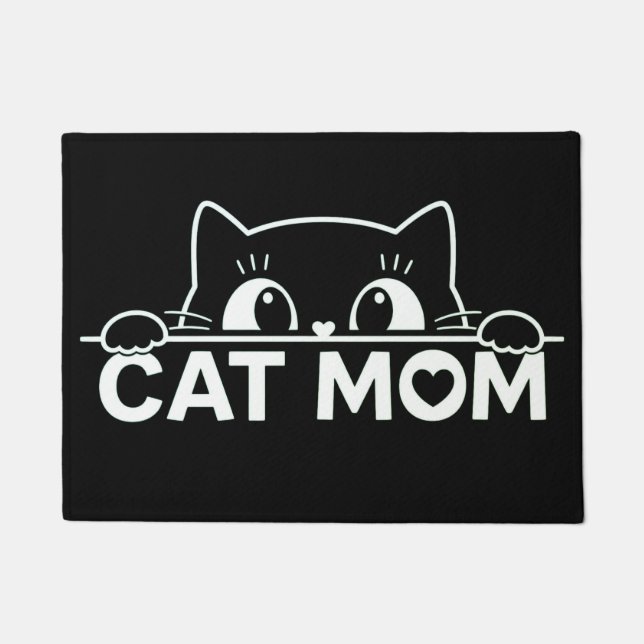Tapete Lindo design simples para mulheres amantes de gato (Frente)
