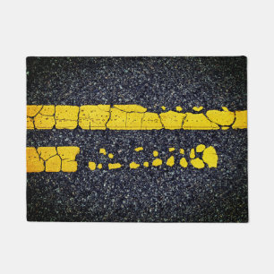 Tapete Linha Amarelo Duplo Decorrido