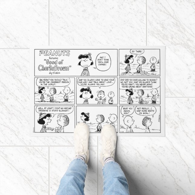 Tapete Linus diz à Lucy que ela é Crabby (Interior)