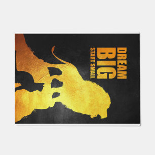 Tapete Lion Dream Big Start Small