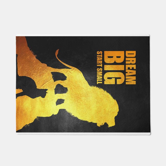Tapete Lion Dream Big Start Small (Frente)