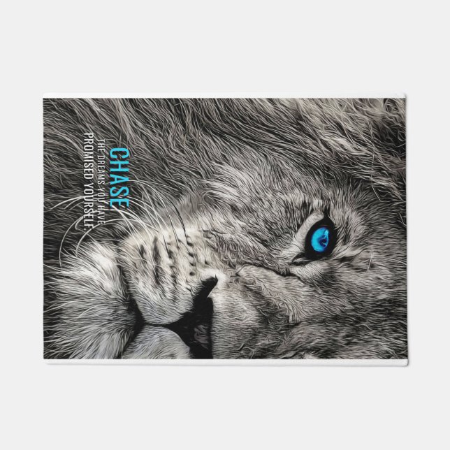 Tapete Lion persegue seus sonhos (Frente)