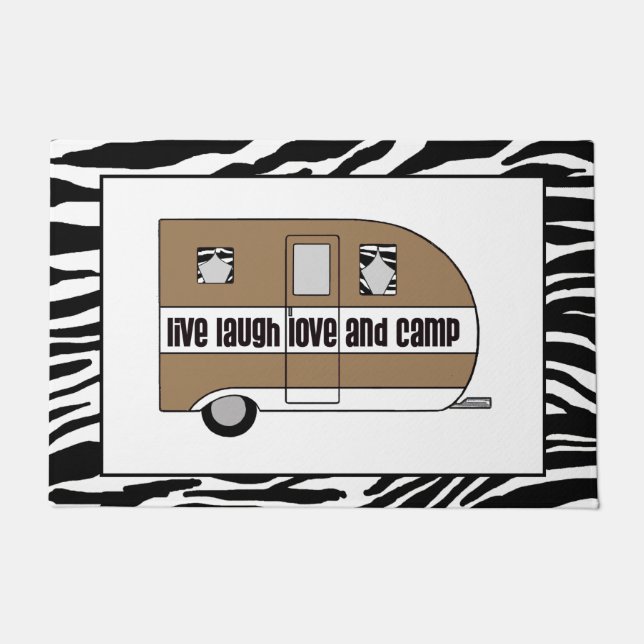 Tapete "Live, Laugh, Love and Camp" (Frente)