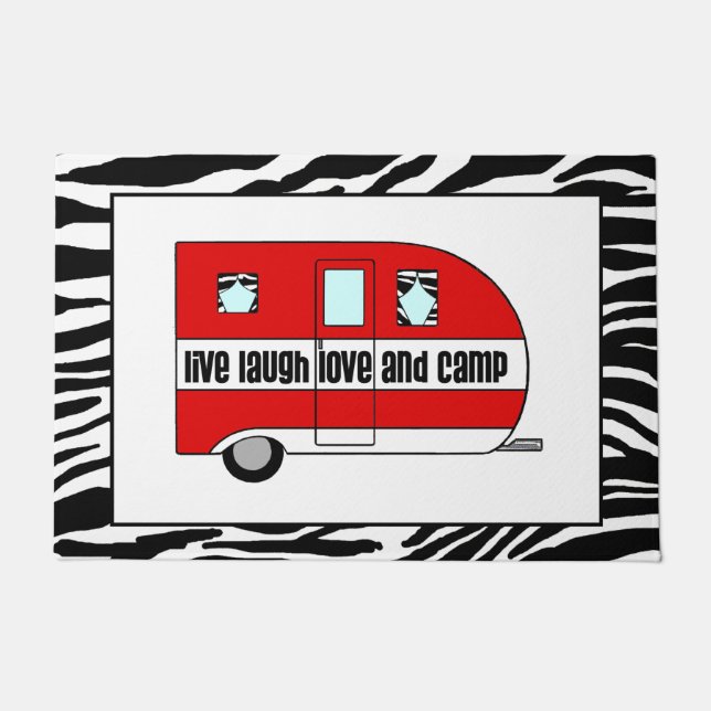 Tapete "Live, Laugh, Love and Camp" (Frente)