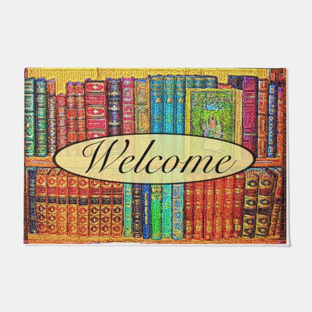 Tapete Livros de biblioteca (Frente)