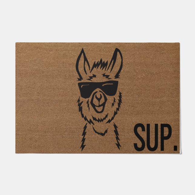 Tapete Llama doormat | Porta-malhas | Hello Doormat (Frente)