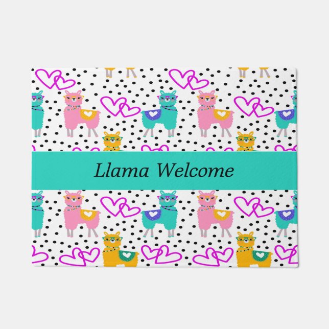 Tapete Llama Welcome Doormat (Frente)