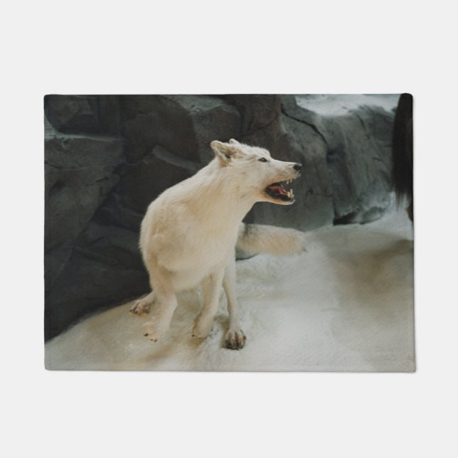 Tapete Lobo Branco (Frente)