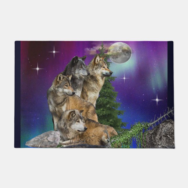 Tapete Lobo e Lua (Frente)