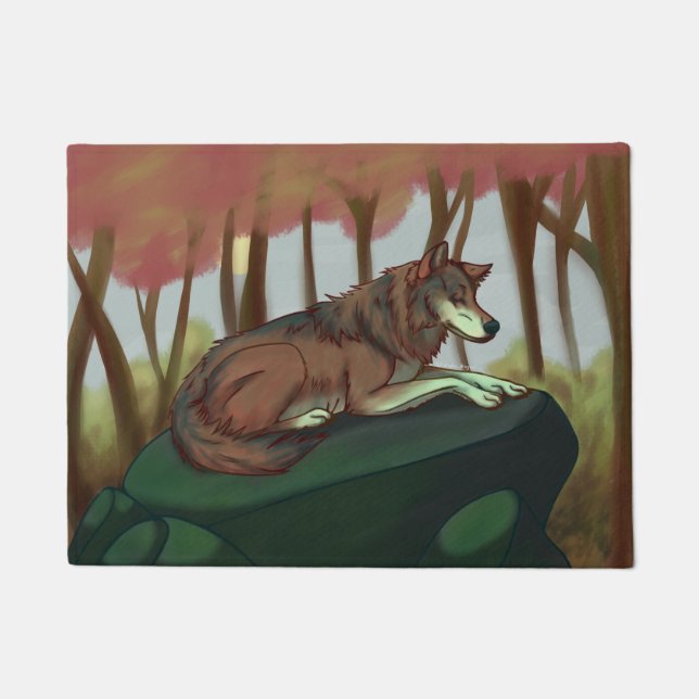 Tapete Lobo Europeu (Frente)