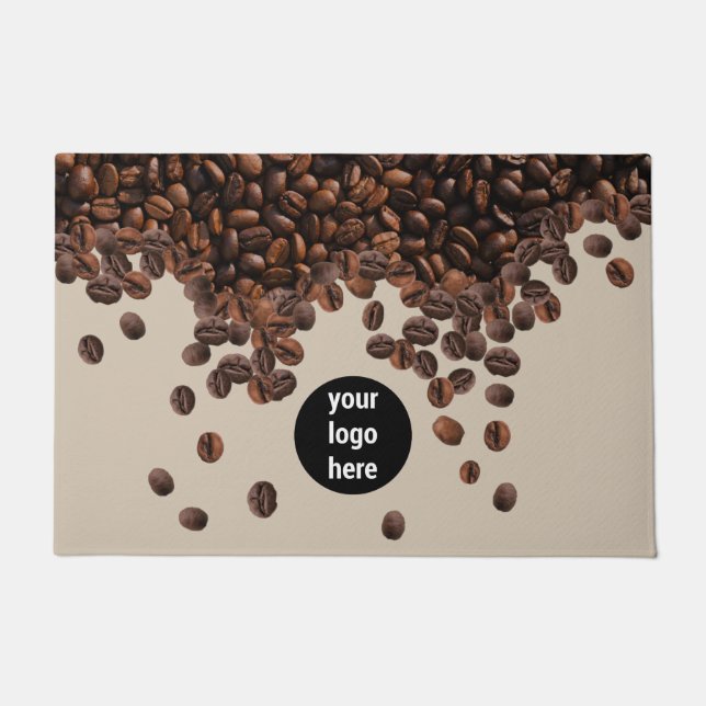Tapete Logotipo comercial do Café Beans Professional (Frente)