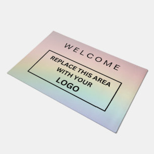 Tapete Logotipo comercial personalizado Empresa Rainbow