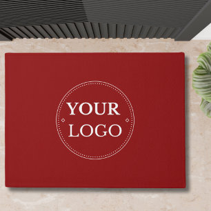Tapete Logotipo comercial Promocional vermelho moderno