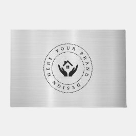 Tapete Logotipo de empresa moderno personalizável