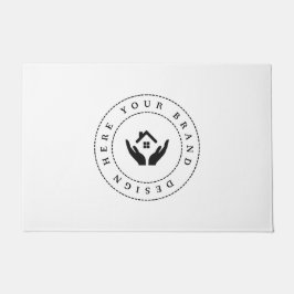 Tapete Logotipo de Negócios Moderno Personalizável