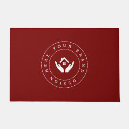 Tapete Logotipo de Negócios Moderno Personalizável