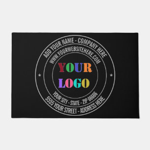 Tapete Logotipo e porta de texto personalizados da empres