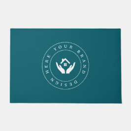 Tapete Logotipo Moderno de Negócios Personalizável