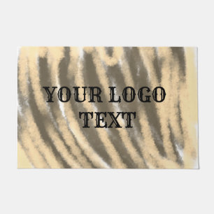 Tapete Logotipo personalizado simples e elegante aqui, em