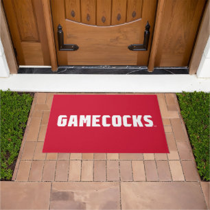 Tapete Logotipo Vermelho dos Gamecocks da Universidade Es
