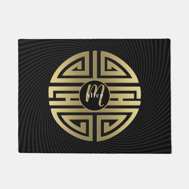 Tapete Longevidade do ouro | Incrível caráter chinês (Frente)