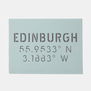 Tapete Longitude do Latitude de Edimburgo