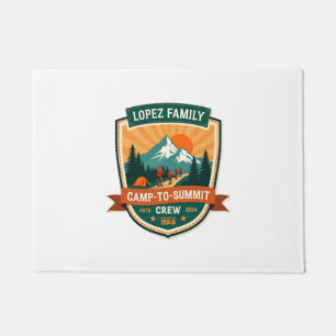 Tapete Lopez Family Acampamento-Para-Cume Equipe Vintage