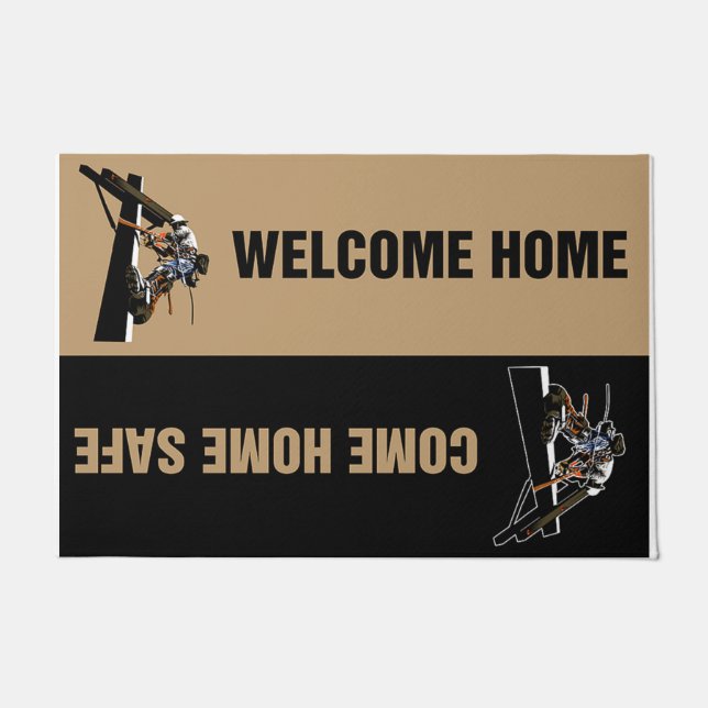 Tapete Lovely Lineman Present, Best Welcome (Frente)