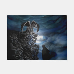 Tapete Lua de lobo - Lobo com Golem