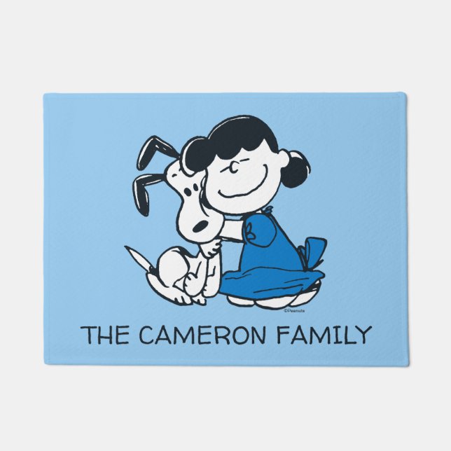 Tapete Lucy Hugging Snoopy (Frente)