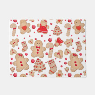 Tapete Lunático rústico cozido dos biscoitos do homem de