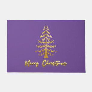 Tapete Lúpulo de luxo moderno metálico Xmas roxo moderno