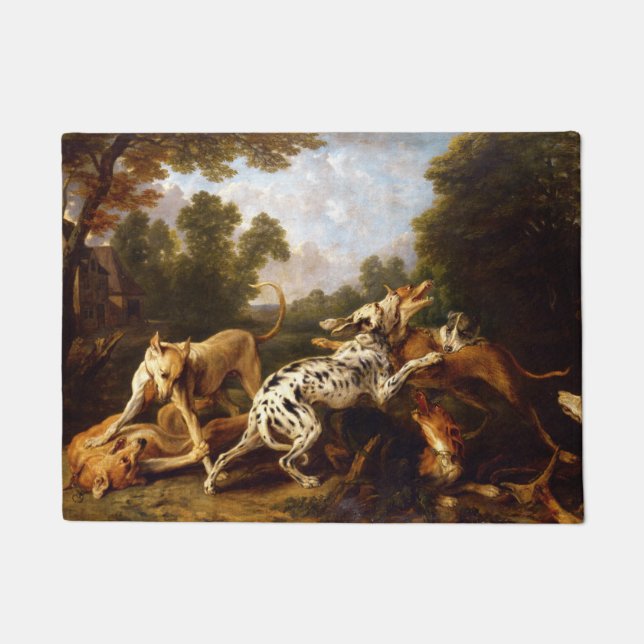 Tapete Luta dos cães (por Frans Snyders) (Frente)