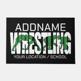 Tapete Luta Equipe ADD TEXT School Varsity Wrestler