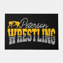 Tapete Lutador da Equipe da Luta da Escola de NOME Person