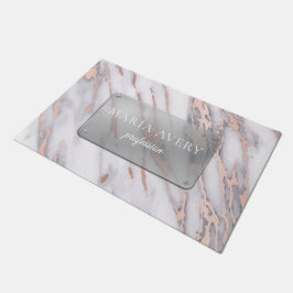 Tapete Luxury Marble Rosa Dourado Metalbusiness