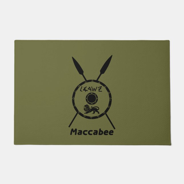 Tapete Macabejo Subjugado E Lança (Frente)