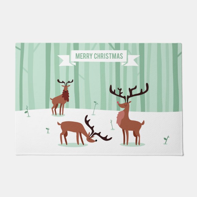 Tapete Macacos de Natal para as Rebeldes (Frente)