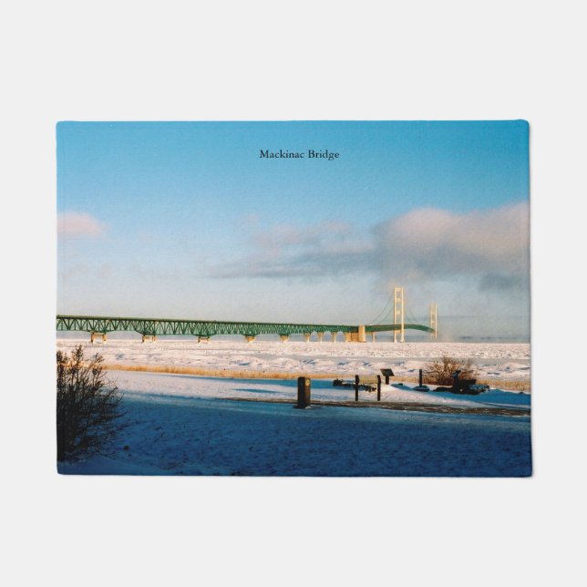 Tapete Mackinac Bridge Mackinaw City (Frente)