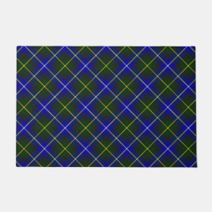 Tapete Macneil da xadrez azul de Barra tartan