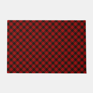 Tapete MacQueen Tartan Red and Black Xadrez