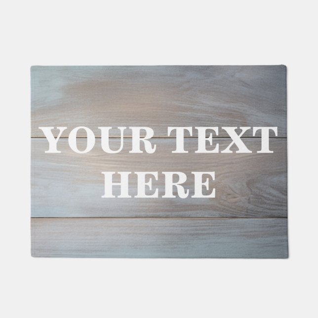 Tapete Madeira de bambu personalizada (Frente)