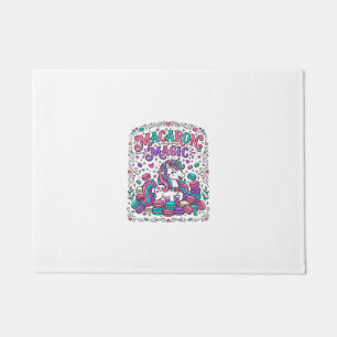 Tapete Magia de Macaron de Unicórnio Colorido Mercado Art